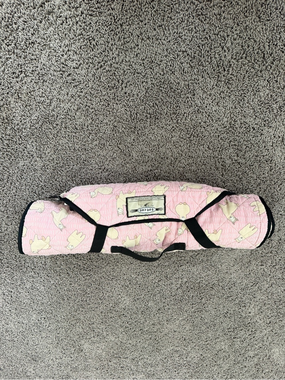 Tot cot kids sleep pad with built in pillow and blanket